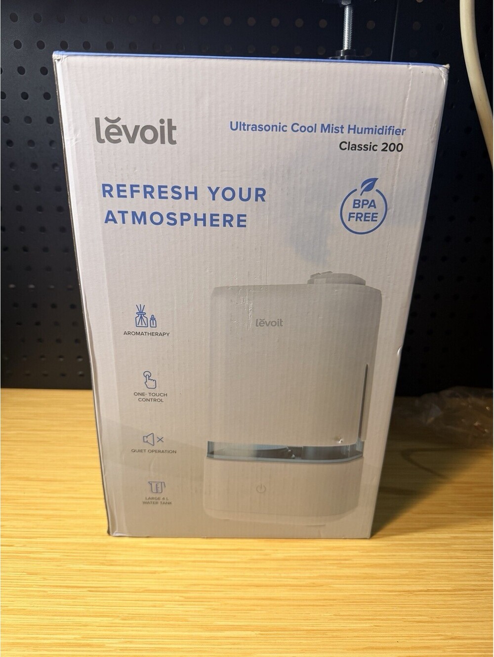 LEVOIT Classic 200 4L Ultrasonic Cool Mist Humidifier - White